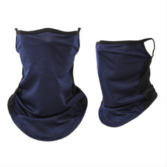 Mesh Facemask Polyester Neck Solid Windproof Dustproof Fishing Sunscreen