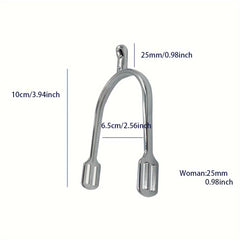 Zinc Alloy Spurs for Equestrian Men & Women