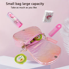 Cartoon Unicorn Handbag With Faux Pearl Handle For Girls