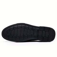 Men's Pointed Toe Loafers Slip On Flat Shoes Lightweight Footwear