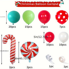 Christmas Balloon Garland Arch Kit Holiday Decor