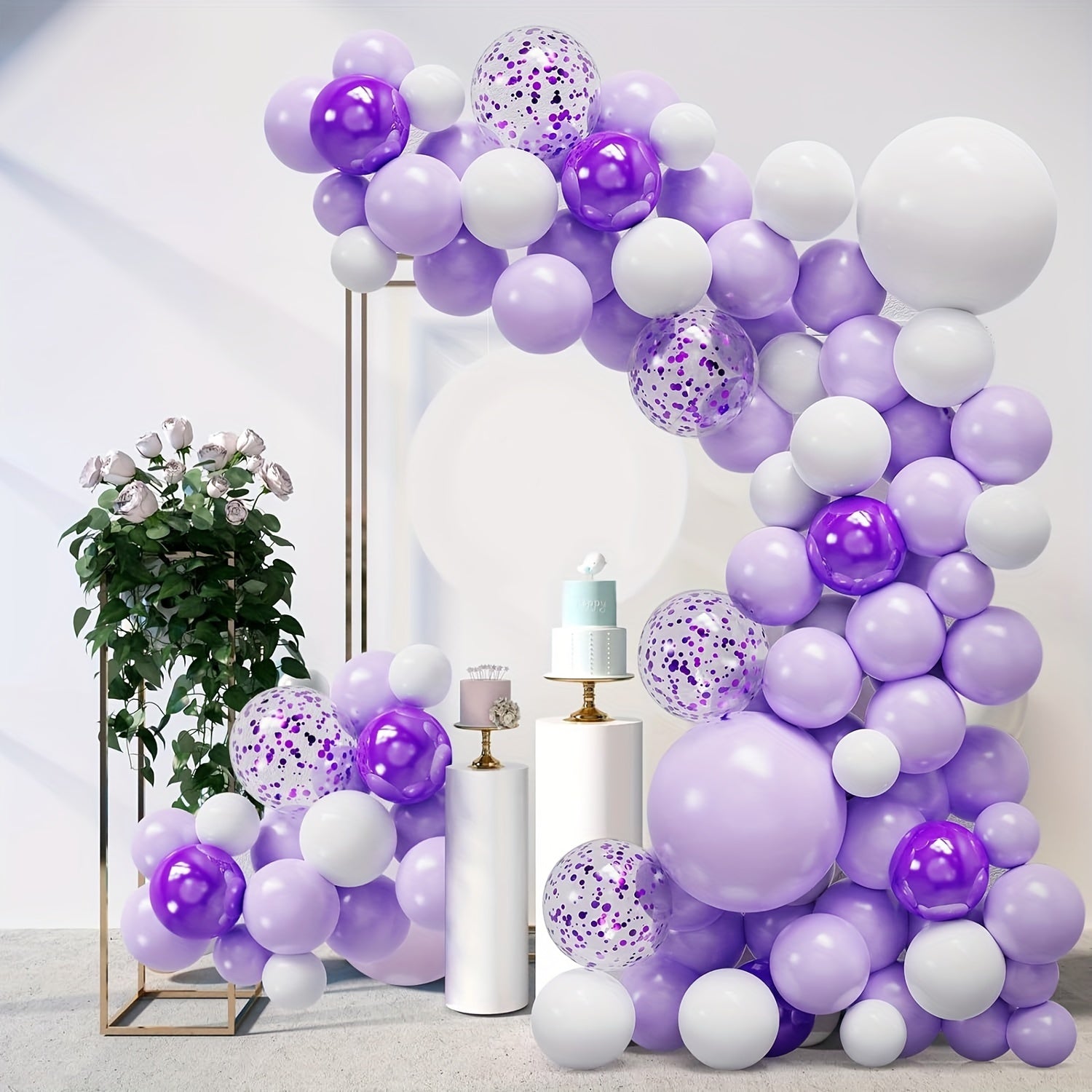 Purple Macaroon Dream Arch Balloon Set for Party