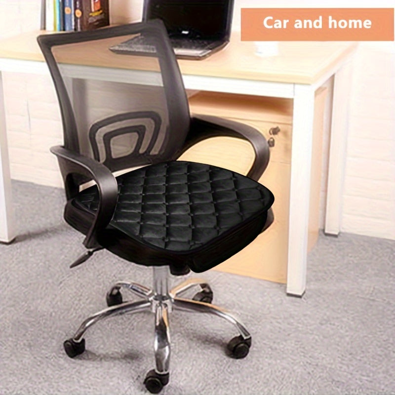 3pcs Car Seat Cushion Set Non-slip Winter Warm Seat Protector Universal