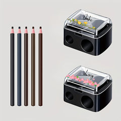 Personalized Makeup Sharpener Pencil Case with Custom Name Text
