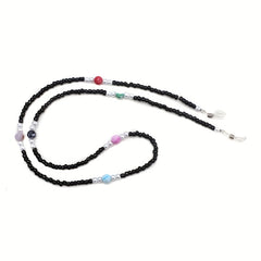 Beaded Glasses Chain Anti Slip Eyewear Retainer Stylish Lanyard Strap