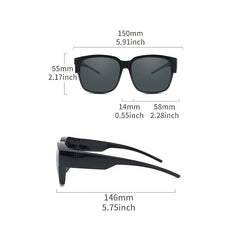 Polarized Fit Over Sunglasses Men Women