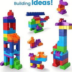 Large Particle Soft Rubber Building Blocks for Infants
