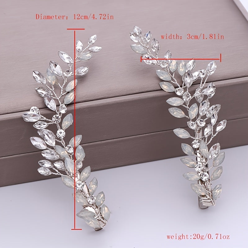 Rhinestone Wedding Hairpin Bridesmaid Hair Clip Crystal Barrette