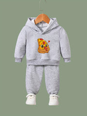 Pizza Pattern 2pcs Activewear Sets for Girls