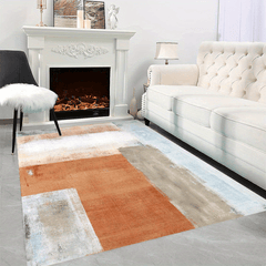 Abstract Nordic Modern Area Rugs Non Slip Large Rugs Non Shedding Carpet