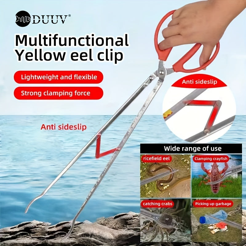 Multifunctional Seafood Scissors Eel Pliers Stainless Steel Clip