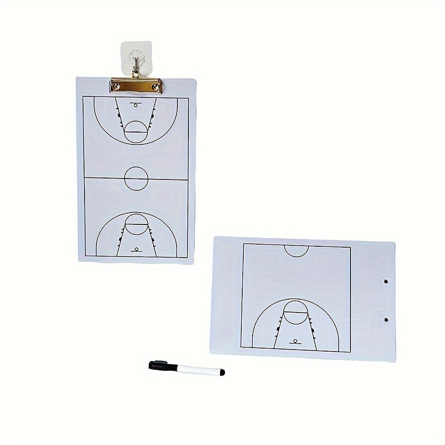 Erasable Basketball Demonstration Board - Coaching Clipboard