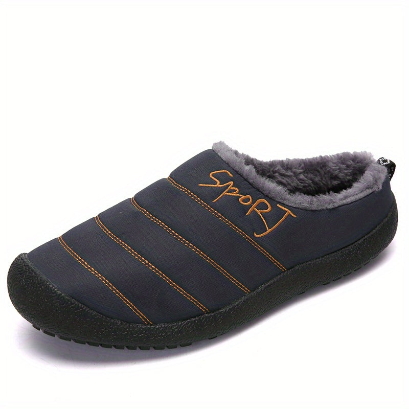 Men's Cozy House Slippers Anti-Skid Winter Shoes