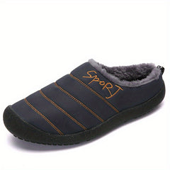 Men's Cozy House Slippers Anti-Skid Winter Shoes
