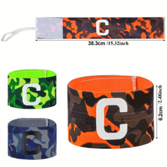 3pcs Multicoloured Captain's Armbands for Football Hockey Rugby
