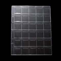 30-Pocket Coin Holder Sheets for Album Storage