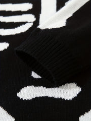 Skull Graphic Baby Jumpsuit Halloween Sweater Cosplay