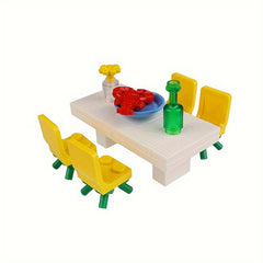 Stacking Blocks Dining Table Model Ornaments