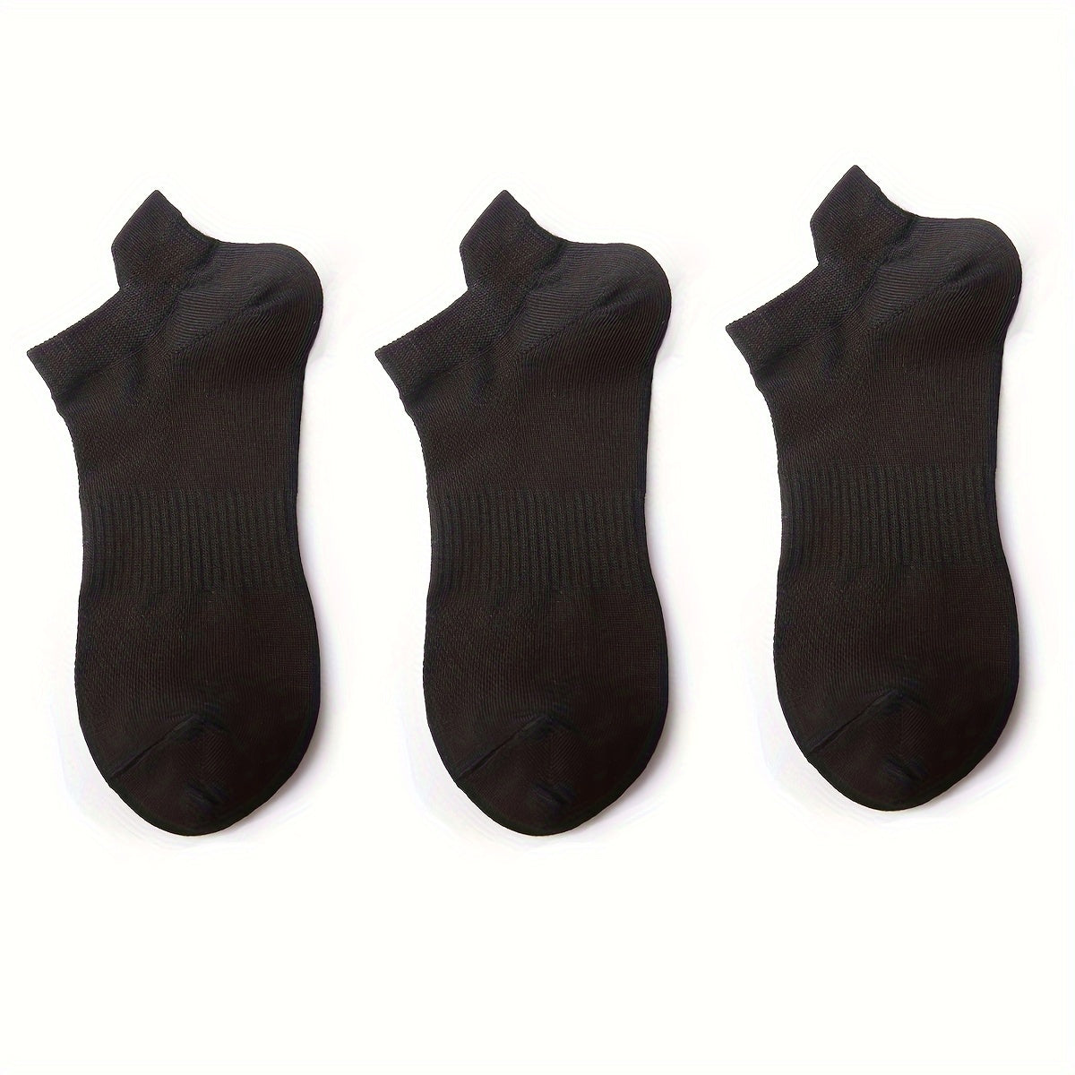 12 Pairs Men's Mid Crew Sport Socks Sweat Absorbing Comfy Breathable Socks