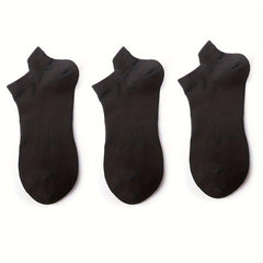 12 Pairs Men's Mid Crew Sport Socks Sweat Absorbing Comfy Breathable Socks