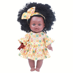 30 48 Cm Reborn Baby Dolls Silicone Lifelike African American Full Body Doll
