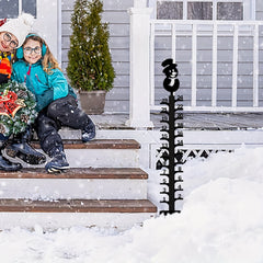 Christmas Snow Gauge Garden Stake - Deer Snow Depth Measuring Ruler