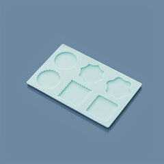 6 in 1 Wax Seal Stamp Mold Silicone Seal Wax Fixer Mold Envelope Card Invitation
