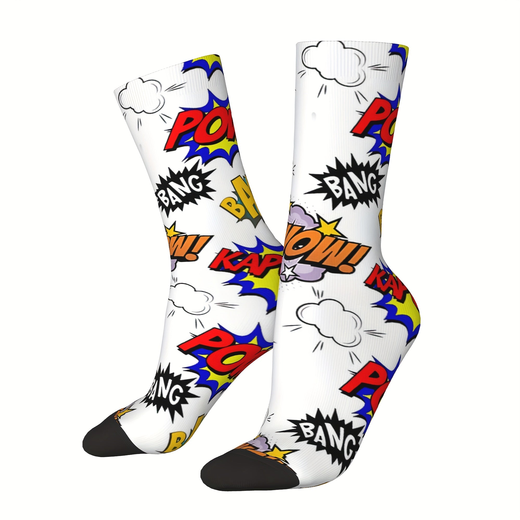 Funny Novelty Crew Socks Crazy Design