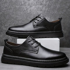 Men's Leather Derby Shoes for Wedding Business