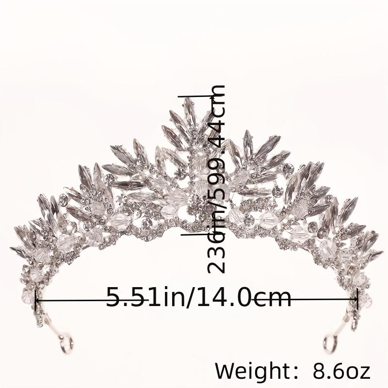 Vintage Baroque Bridal Crown Tiara Headpiece Jewelry