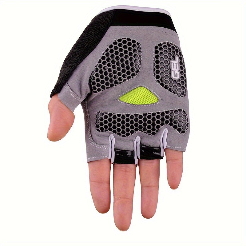 Men's Half Finger Climbing Gloves Breathable Fitness Cycling Gloves