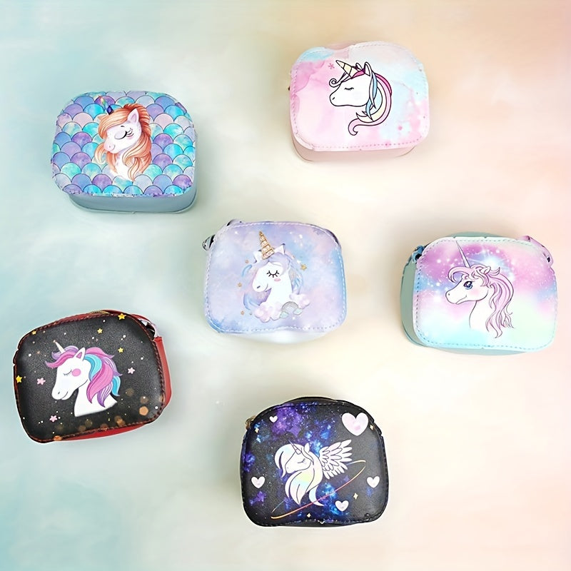 Girls Unicorn Crossbody Bag with Coin Purse
