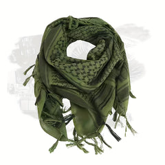 Unisex Windproof Green Tactical Scarf for Military Fan