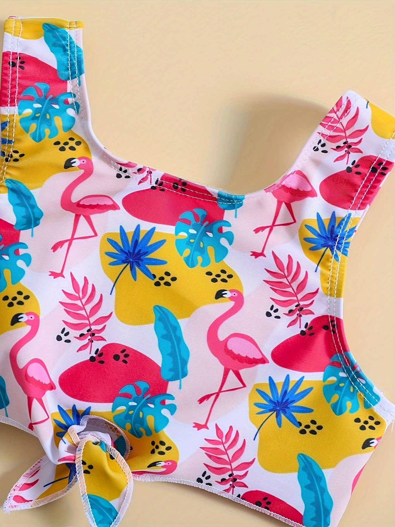 Toddler Girls Flamingo Top Briefs Set Summer Clothes Gift