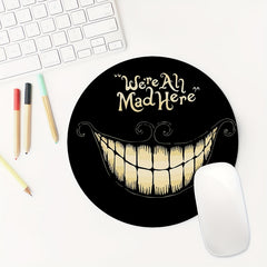 Round Mouse Pad Washable Non Slip Rubber Base Mouse Pad 20cmx20cm