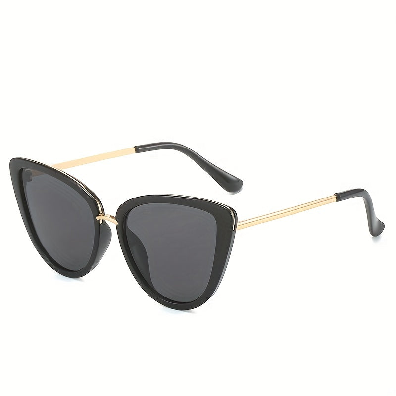 Y2K Cat Eye Sunglasses - Candy Metal Glasses UV400