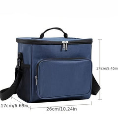 Large Capacity Insulated Bag Lunch Bag Portable Bento Bag