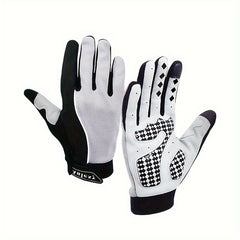 Warm Cycling Gloves Waterproof Windproof Shock-absorbing Non-slip Leather