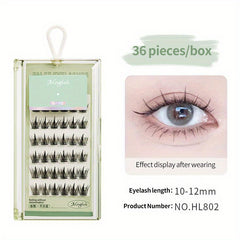 Segmented False Eyelashes for Natural Look