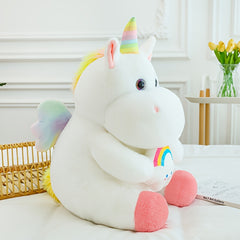 Calf Unicorn Doll Pillow Plush Toy With Wings Sofa Decoration