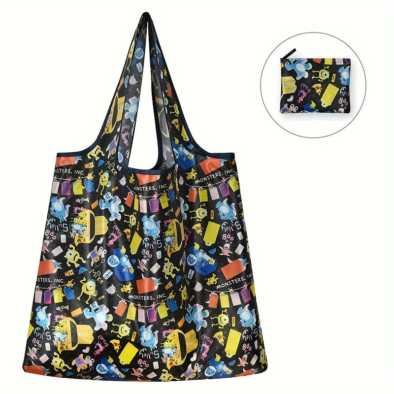 Large Capacity Folding Shopping Bag Portable Nylon Hand-held Storage