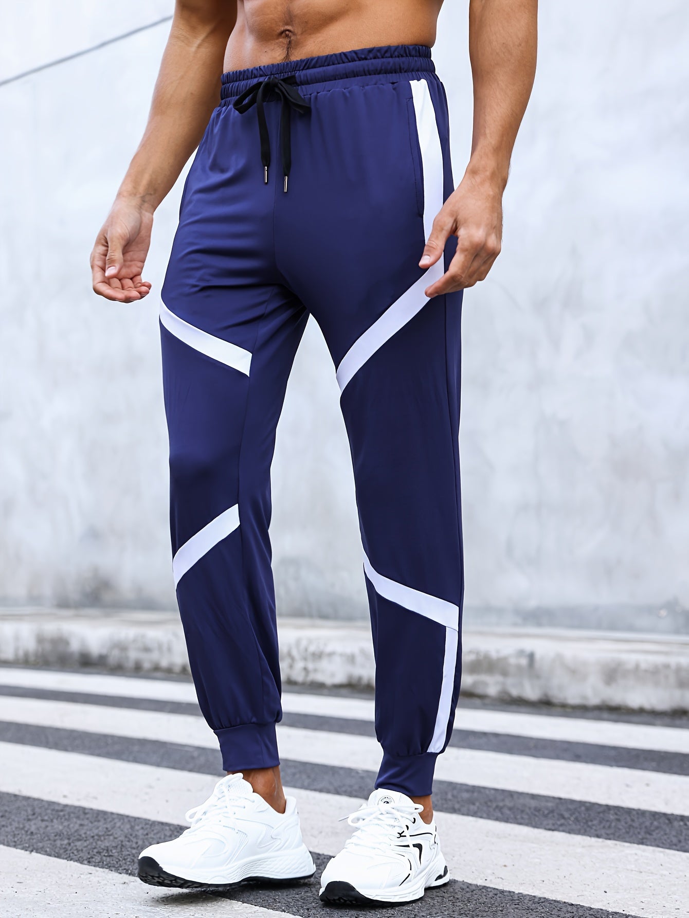 Men's Drawstring Sports Pants Casual Joggers For Fitness