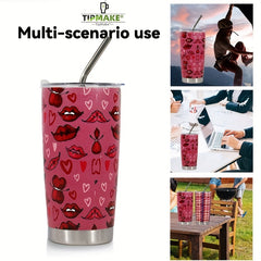20oz Stainless Steel Insulated Cup Vacuum Flask Coffee Mug with Lid