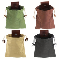 Fruit Picking Bag Waist Hanging Bag Canvas Storage Bag