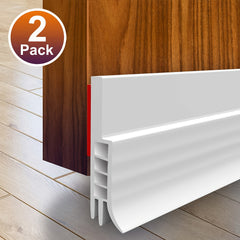 2pcs Adhesive Door Sweep Soundproof Under Door Seal