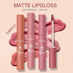 Matte Velvet Lip Glaze 12 Colors Long Lasting Lipstick