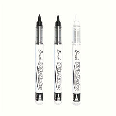 3pcs Waterproof Acrylic Ink Marker Pens for DIY Crafts & Art Supplies