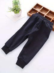 Dino Print Boys Soft Long Pants Spring Autumn Kids Clothing