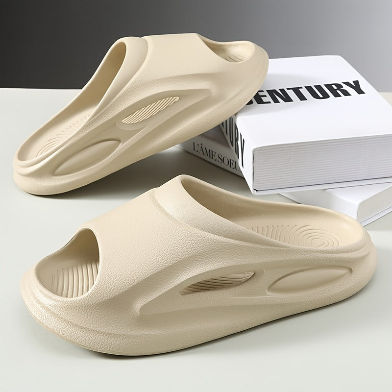 Men's Cloud Slides Pillow Slippers Lightweight Open toe Shoes
