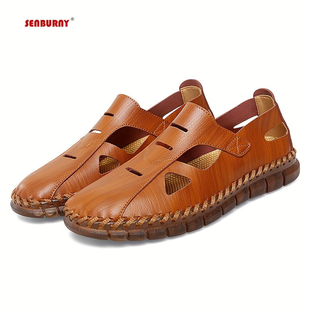 Men's Closed Toe Superfine Fiber Outdoor Casual Sandals